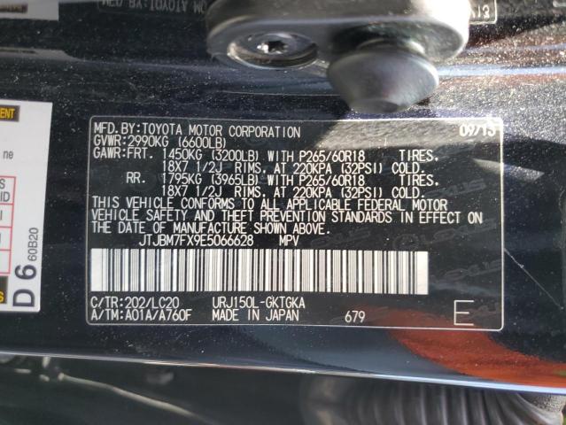 JTJBM7FX9E5066628 Lexus GX 460