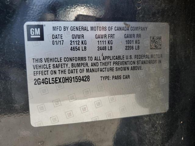 2G4GL5EX0H9159428 Buick lt6 - sidi: spark ignited direct injection, vvt: variable valve timing, e85 max