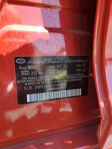5NPE34AF1KH818057 Hyundai gdi theta-ii