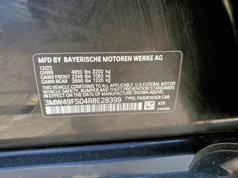 3MW49FS04R8E28399 BMW M340I