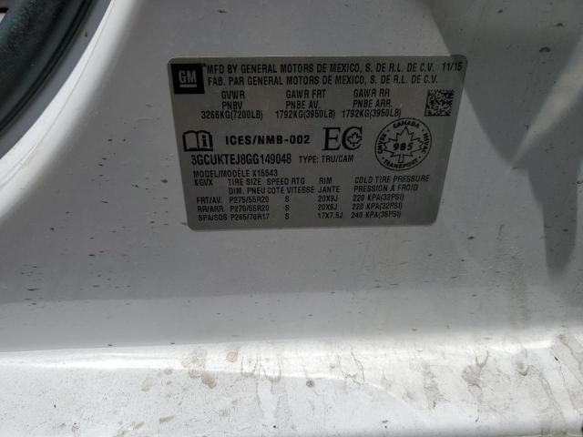 3GCUKTEJ8GG149048 Chevrolet Silverado