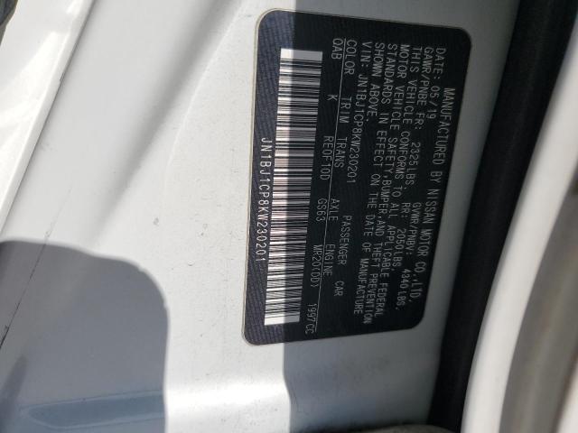 JN1BJ1CP8KW230201 Nissan 2019