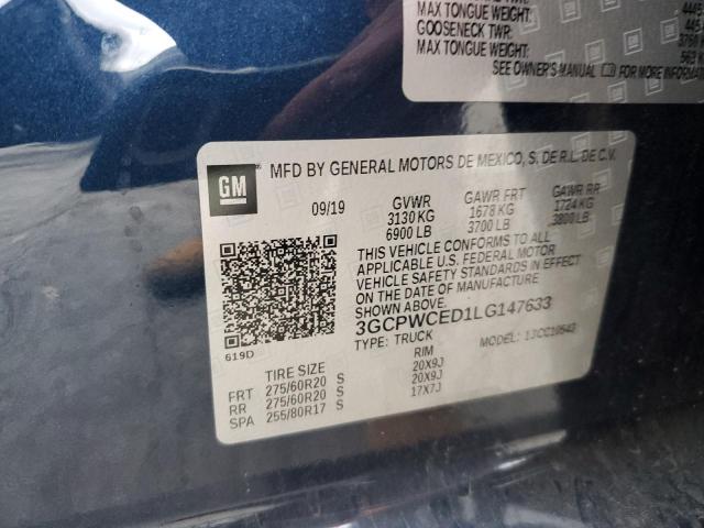 3GCPWCED1LG147633 Chevrolet Silverado