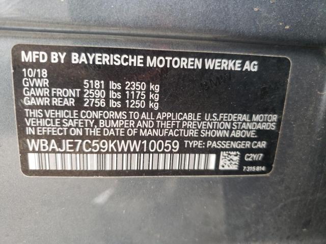 WBAJE7C59KWW10059 BMW 540 XI