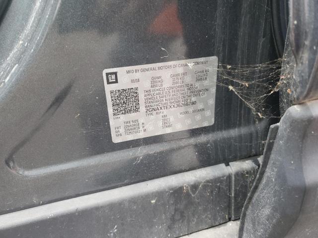 2GNAXTEXXJ6266780 Chevrolet EQUINOX LT