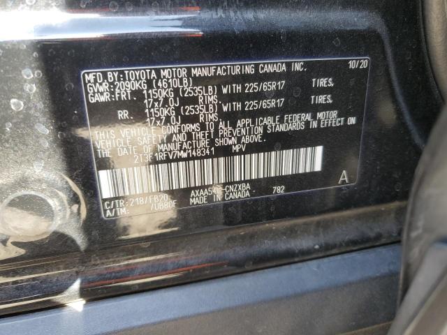 2T3F1RFV7MW148341 Toyota a25a-fks