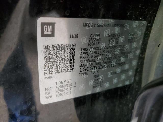 1GCGTCEN2K1173950 Chevrolet COLORADO L