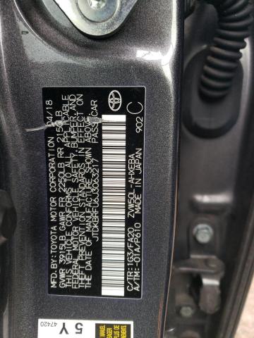 JTDKBRFU6J3063217 Toyota Prius