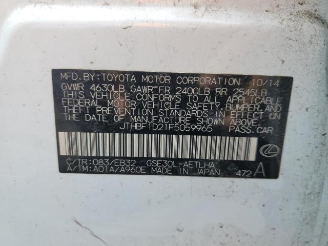 JTHBF1D21F5059965 Lexus 4gr-fse