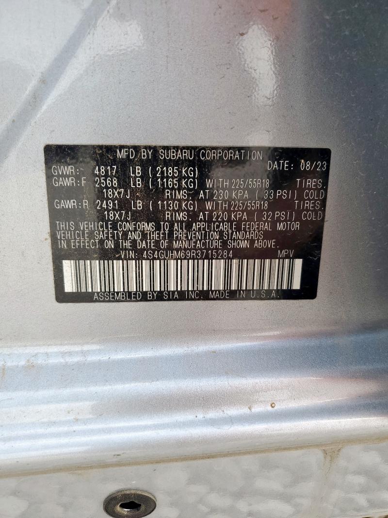 4S4GUHM69R3715284 Subaru na