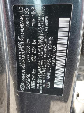 5NPLS4AG1MH000818 Hyundai mpi nu pe