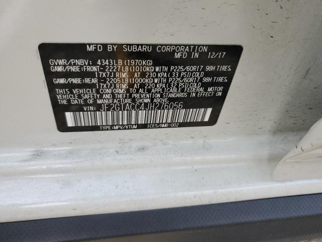 JF2GTACC4JH276056 Subaru Crosstrek