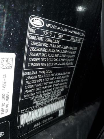 SALWR2RV5JA408511 Land Rover RANGE ROVE