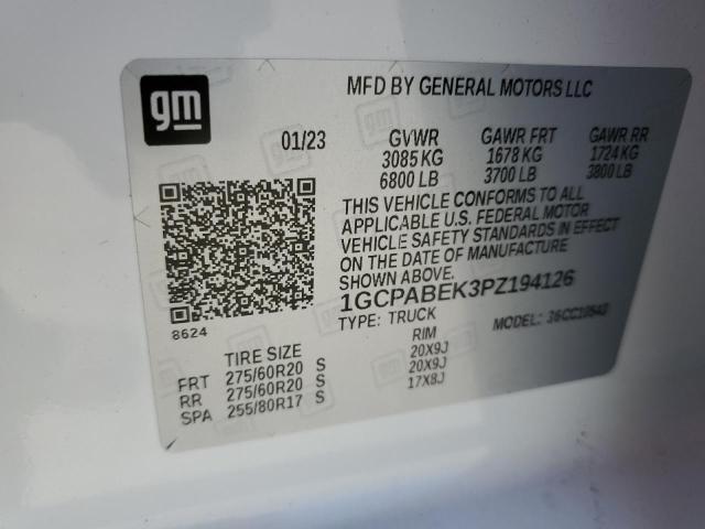1GCPABEK3PZ194126 Chevrolet l3b