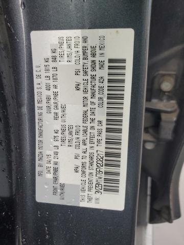 3MZBM1W78FM208217 Mazda 3 GRAND TO
