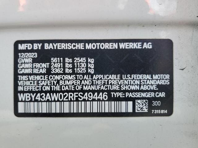 WBY43AW02RFS49446 BMW 2024