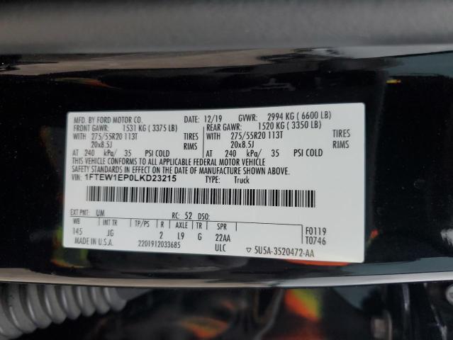 1FTEW1EP0LKD23215 Ford F150 SUPER