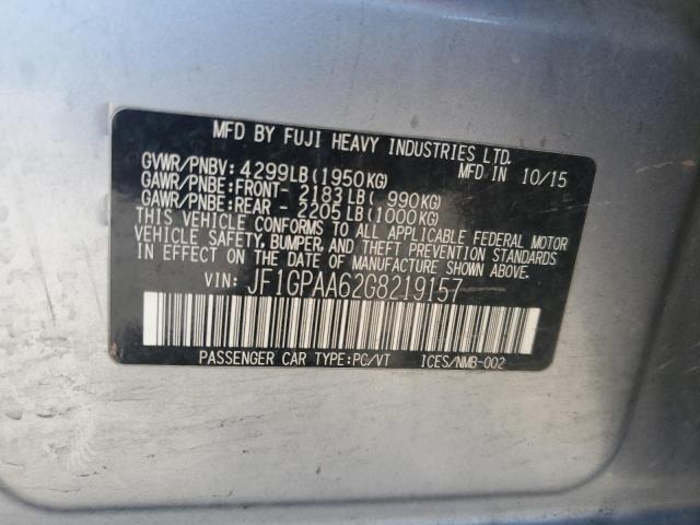 JF1GPAA62G8219157 Subaru 2.0l na