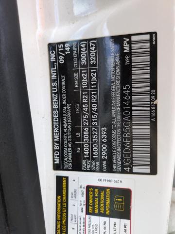 4JGED6EB5GA014645 Mercedes-Benz GLE COUPE