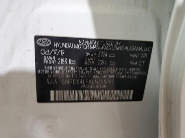 5NPD84LFXLH555790 Hyundai mpi nu