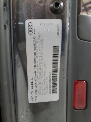 WAUC4CF56JA072142 Audi S5
