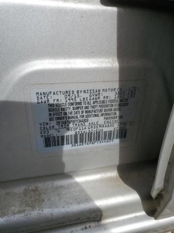 3N1AB7AP8FY344809 Nissan 2015