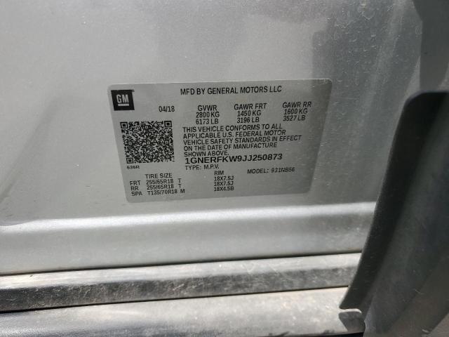 1GNERFKW9JJ250873 Chevrolet TRAVERSE L