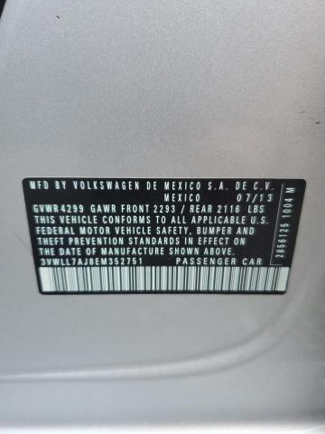 3VWLL7AJ8EM352751 Volkswagen 2014