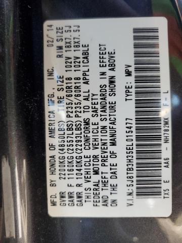 5J8TB3H35EL015477 Acura RDX