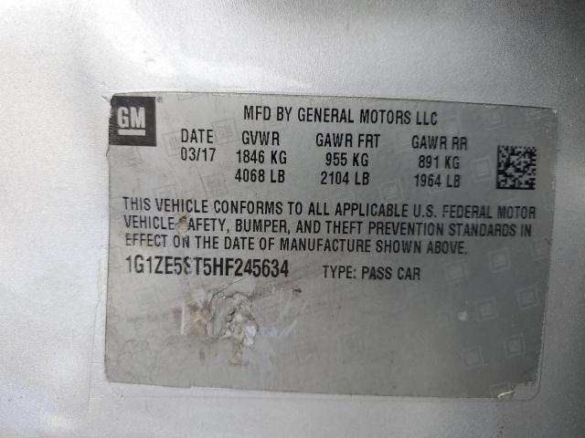1G1ZE5ST5HF245634 Chevrolet MALIBU LT