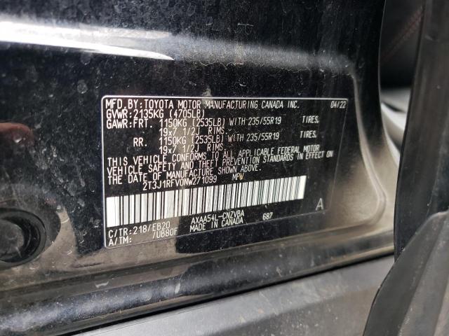 2T3J1RFV0NW271099 Toyota a25a-fks