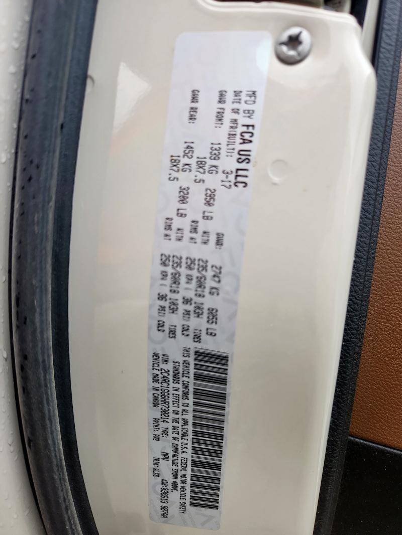 2C4RC1GG6HR730214 Chrysler PACIFICA L
