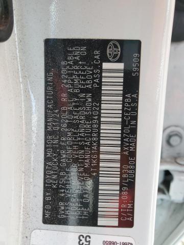 4T1K61AK8RU894022 Toyota CAMRY XSE