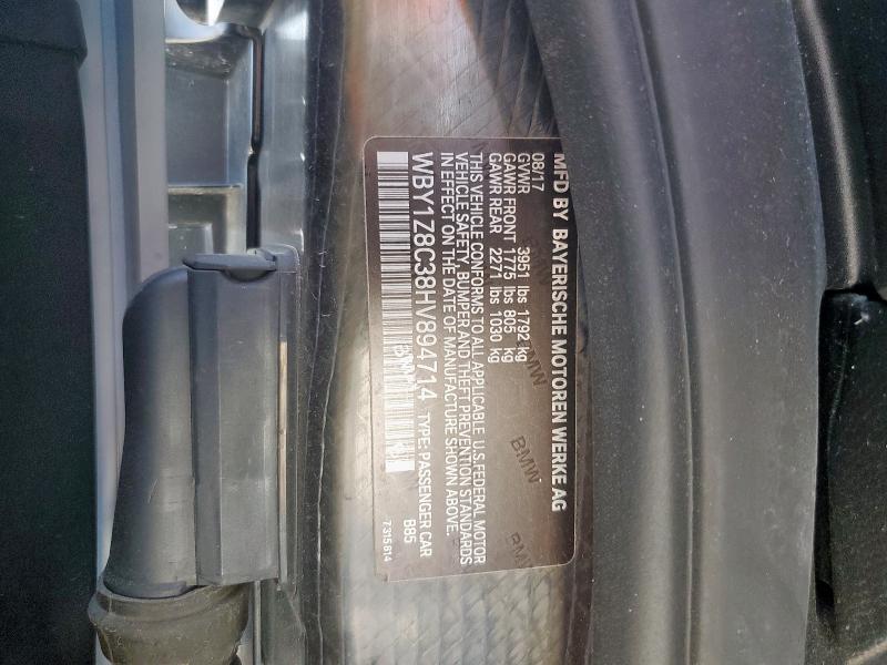 WBY1Z8C38HV894714 BMW electric/2-cyl .gasoline