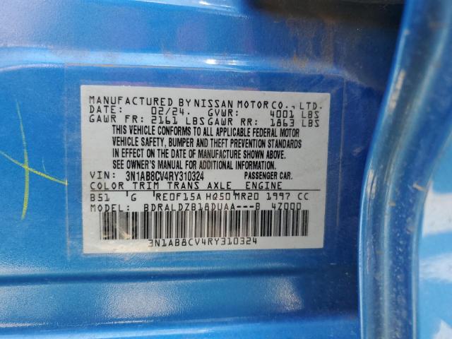 3N1AB8CV4RY310324 Nissan 2024
