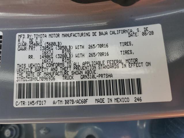 3TMDZ5BN9LM096936 Toyota 2gr-fks