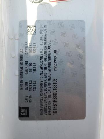 1G1FB1RS6G0188105 Chevrolet lgx - di: direct injection, vvt, alum, gen 2