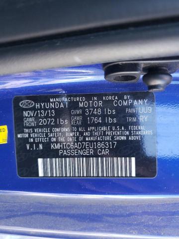 KMHTC6AD7EU186317 Hyundai dohc gdi gamma