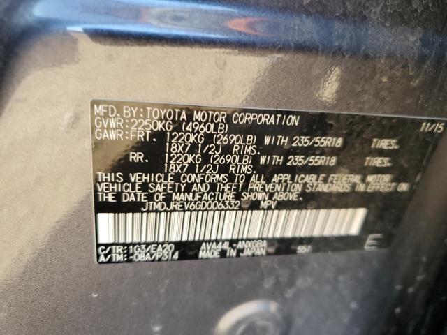 JTMDJREV6GD006332 Toyota 2ar-fxe, 2jm+2fm