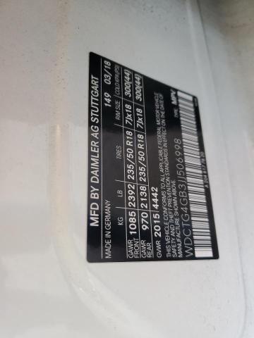 WDCTG4GB3JJ506998 Mercedes-Benz 270