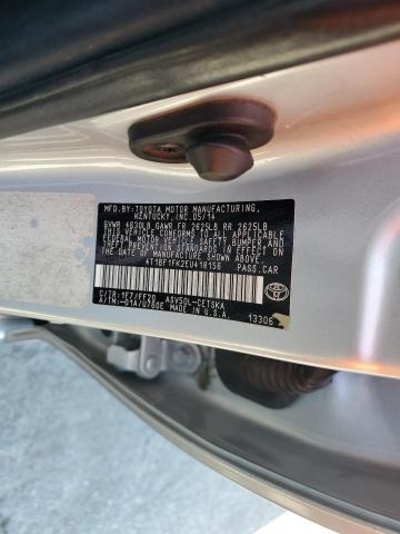 4T1BF1FK2EU418156 Toyota CAMRY L