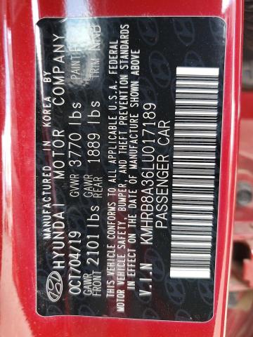 KMHRB8A36LU017189 Hyundai mpi gamma ii