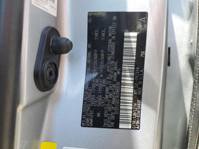 5TDYZ3DC1KS980630 Toyota 2gr-fks
