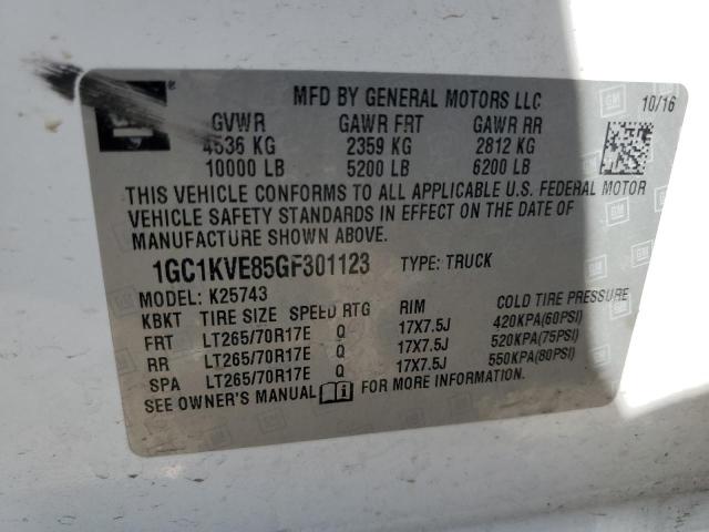 1GC1KVE85GF301123 Chevrolet Silverado