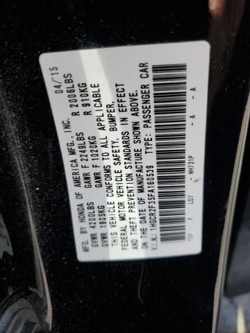 1HGCR2F35FA160539 Honda k24w1