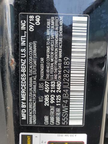 55SWF4JB4JU282189 Mercedes-Benz C 300