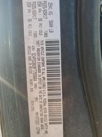 3C4PDDBG9FT755664 Dodge JOURNEY SX