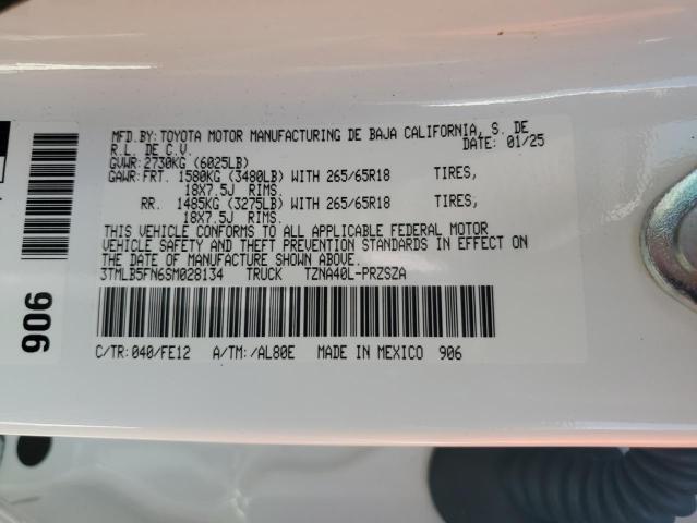 3TMLB5FN6SM028134 Toyota TACOMA DOU
