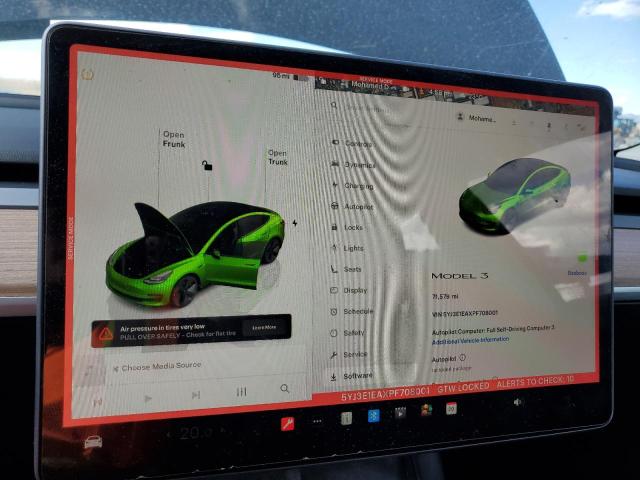 5YJ3E1EAXPF708001 Tesla 2023