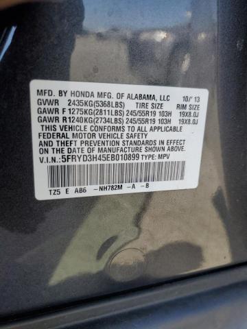 5FRYD3H45EB010899 Acura j35y5